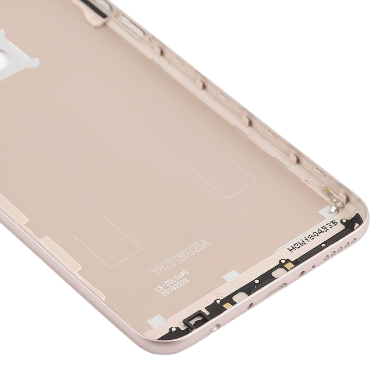 Back Cover with Side Keys for Huawei Honor Play 7C(Gold) - Back Cover by PMC Jewellery | Online Shopping South Africa | PMC Jewellery | Buy Now Pay Later Mobicred