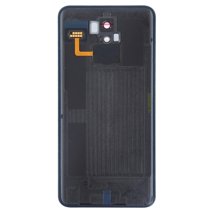 Battery Back Cover with Camera Lens & Fingerprint Sensor for LG Q7 / Q7+(Black) - For LG by PMC Jewellery | Online Shopping South Africa | PMC Jewellery | Buy Now Pay Later Mobicred