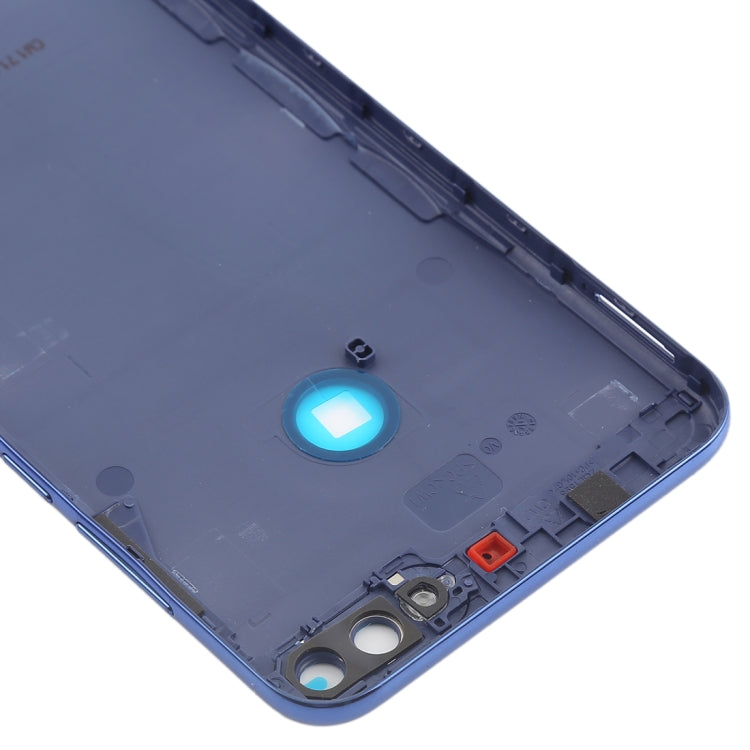 Back Cover with Side Keys for Huawei Y7 (2018)(Blue) - Back Cover by PMC Jewellery | Online Shopping South Africa | PMC Jewellery | Buy Now Pay Later Mobicred