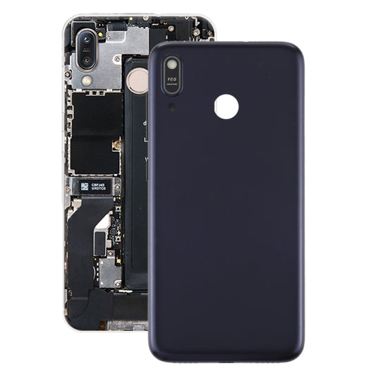 Battery Back Cover with Camera Lens & Side Keys for Asus Zenfone Max (M1) ZB555KL(Black Blue) - Back Cover by PMC Jewellery | Online Shopping South Africa | PMC Jewellery | Buy Now Pay Later Mobicred