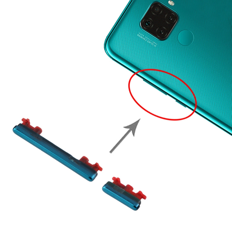 Side Keys for Huawei nova 5i Pro(Blue) - Home key & Side Key by PMC Jewellery | Online Shopping South Africa | PMC Jewellery