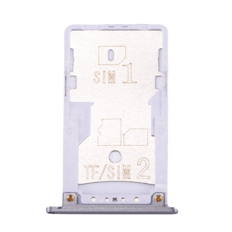 For Xiaomi Redmi Pro SIM & SIM / TF Card Tray(Grey) - Card Tray by PMc TechLife | Online Shopping South Africa | PMc TechLife | Buy Now Pay Later Mobicred