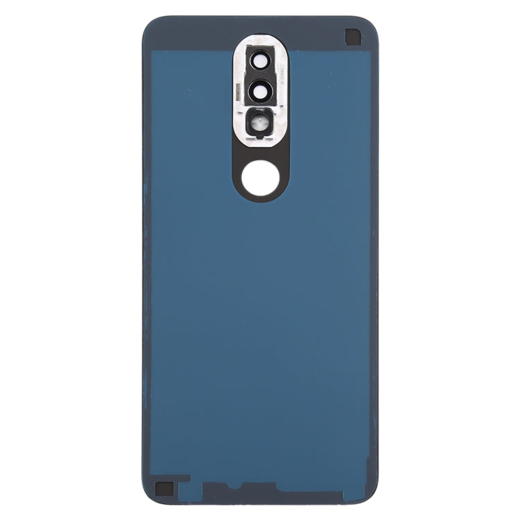 Battery Back Cover with Camera Lens for Nokia X6 (2018) / 6.1 Plus TA-1099 TA-1103(Black) - Back Cover by PMC Jewellery | Online Shopping South Africa | PMC Jewellery | Buy Now Pay Later Mobicred