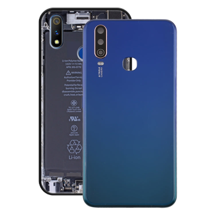 For Vivo Y3 Battery Back Cover with Camera Lens (Blue) - Back Cover by PMC Jewellery | Online Shopping South Africa | PMC Jewellery | Buy Now Pay Later Mobicred