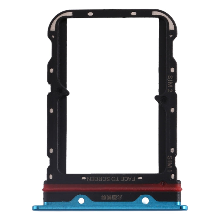 SIM Card Tray + SIM Card Tray for Xiaomi Mi CC9 Pro/Mi Note 10/Mi Note 10 Pro/Mi Note 10 Lite(Blue) - Card Tray by PMc TechLife | Online Shopping South Africa | PMc TechLife | Buy Now Pay Later Mobicred