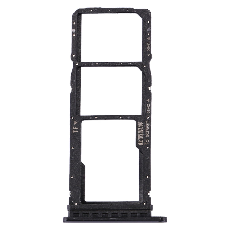 SIM Card Tray + SIM Card Tray + Micro SD Card Tray for Huawei P40 Lite E / Enjoy 10(Black) - Card Socket by PMc TechLife | Online Shopping South Africa | PMc TechLife | Buy Now Pay Later Mobicred
