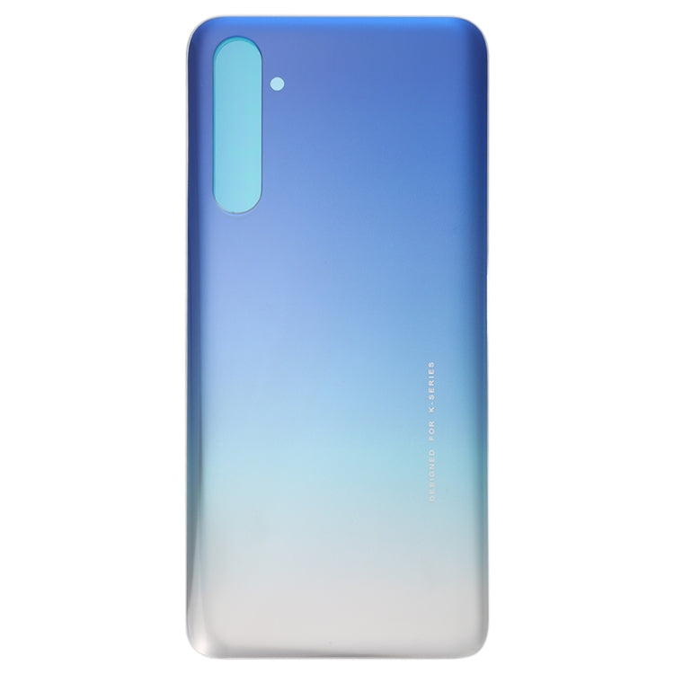 For OPPO K5 Battery Back Cover (Blue) - Back Cover by PMC Jewellery | Online Shopping South Africa | PMC Jewellery | Buy Now Pay Later Mobicred