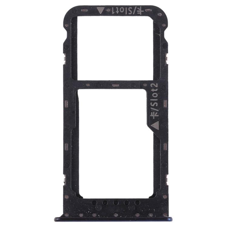 SIM Card Tray + SIM Card Tray / Micro SD Card Tray for Huawei Honor V9 Play (Blue) - Card Socket by PMc TechLife | Online Shopping South Africa | PMc TechLife | Buy Now Pay Later Mobicred