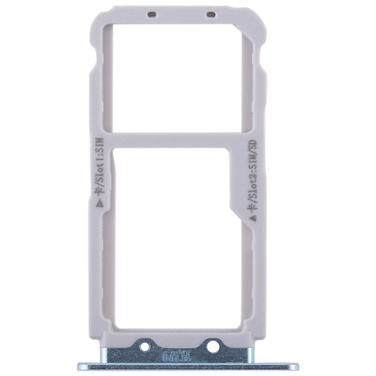 2 SIM Card Tray / Micro SD Card Tray for Huawei Nova 2s(Blue) - Card Socket by PMc TechLife | Online Shopping South Africa | PMc TechLife | Buy Now Pay Later Mobicred