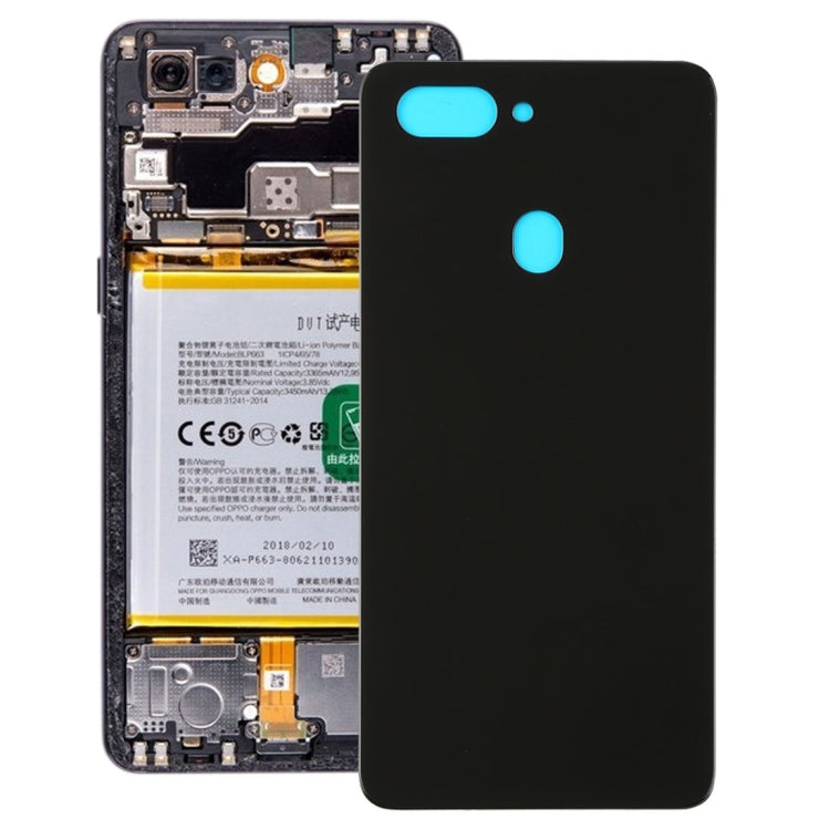 For OPPO R15 Back Cover (Black) - Back Cover by PMc TechLife | Online Shopping South Africa | PMc TechLife | Buy Now Pay Later Mobicred