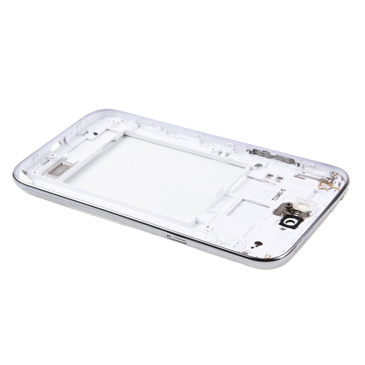 For Galaxy Note II / N7100 Middle Frame Bezel + Battery Back Cover (White) - Back Cover by PMC Jewellery | Online Shopping South Africa | PMC Jewellery | Buy Now Pay Later Mobicred