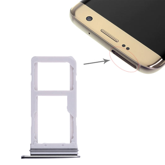 For Galaxy S7 Edge 2 SIM Card Tray / Micro SD Card Tray (Black) - Galaxy S Series Parts by PMC Jewellery | Online Shopping South Africa | PMC Jewellery | Buy Now Pay Later Mobicred