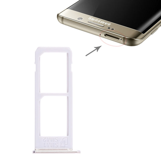 For Galaxy S6 Edge plus / S6 Edge+ 2 SIM Card Tray (Gold) - Galaxy S Series Parts by PMC Jewellery | Online Shopping South Africa | PMC Jewellery | Buy Now Pay Later Mobicred