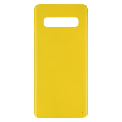 For Galaxy S10 Battery Back Cover (Yellow) - Back Cover by PMC Jewellery | Online Shopping South Africa | PMC Jewellery | Buy Now Pay Later Mobicred