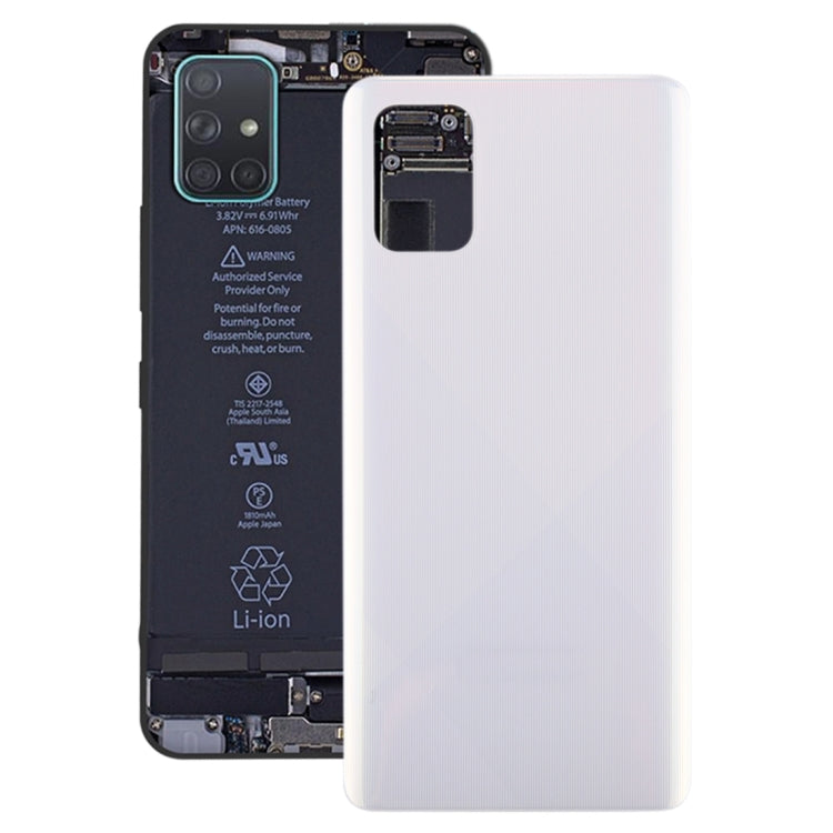For Galaxy A71 Original Battery Back Cover (White) - free shipping - PMc TechLife - Order now!