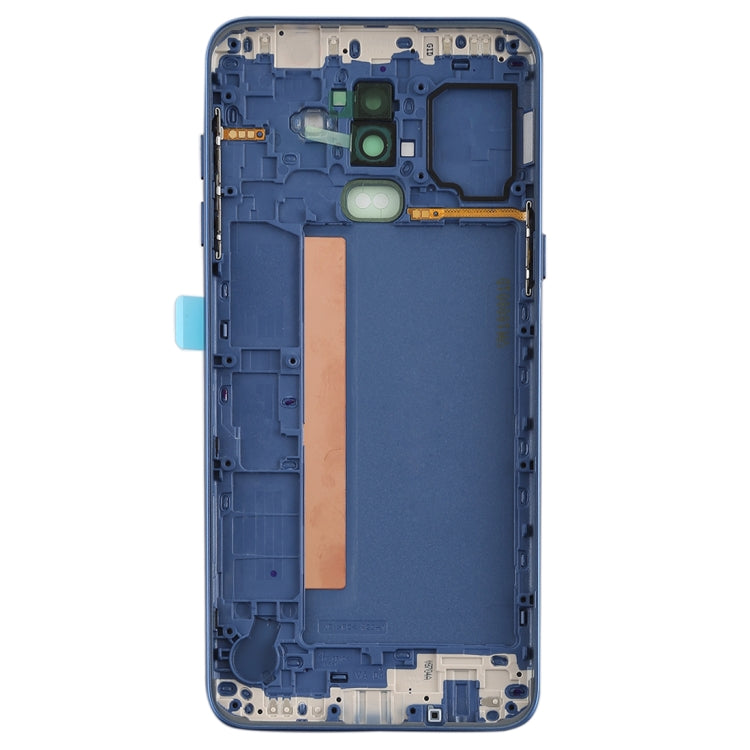 For Galaxy J8 (2018), J810F/DS, J810Y/DS, J810G/DS Back Cover with Side Keys & Camera Lens (Blue) - Back Cover by PMC Jewellery | Online Shopping South Africa | PMC Jewellery | Buy Now Pay Later Mobicred