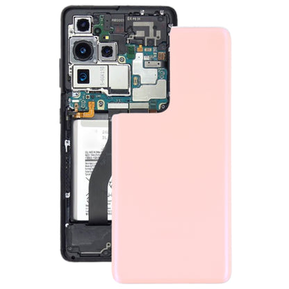 For Samsung Galaxy S21 Ultra 5G Battery Back Cover (Pink) - Back Cover by PMC Jewellery | Online Shopping South Africa | PMC Jewellery | Buy Now Pay Later Mobicred