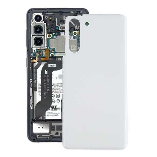 For Samsung Galaxy S21 Battery Back Cover (White) - Galaxy S Series Parts by PMC Jewellery | Online Shopping South Africa | PMC Jewellery | Buy Now Pay Later Mobicred