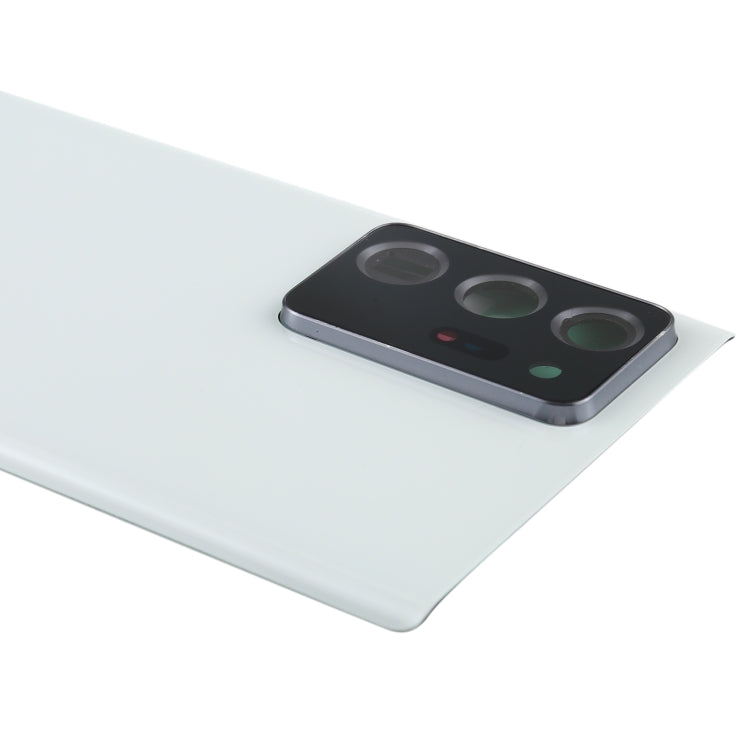For Samsung Galaxy Note20 Ultra Battery Back Cover with Camera Lens Cover (White) - free shipping - PMc TechLife - Order now!