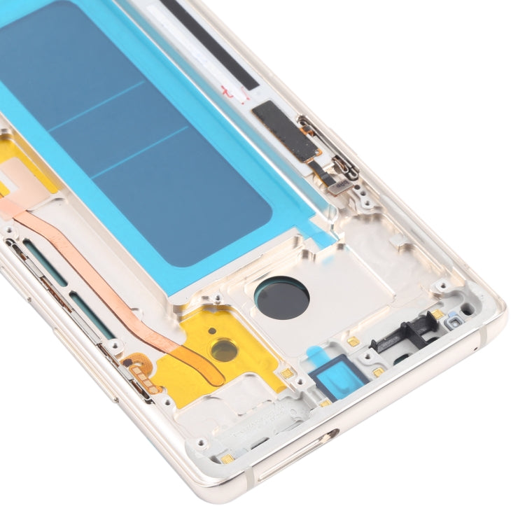 OLED LCD Screen for Samsung Galaxy Note 8 SM-N950 Digitizer Full Assembly with Frame (Gold) - free shipping - PMc TechLife - Order now!