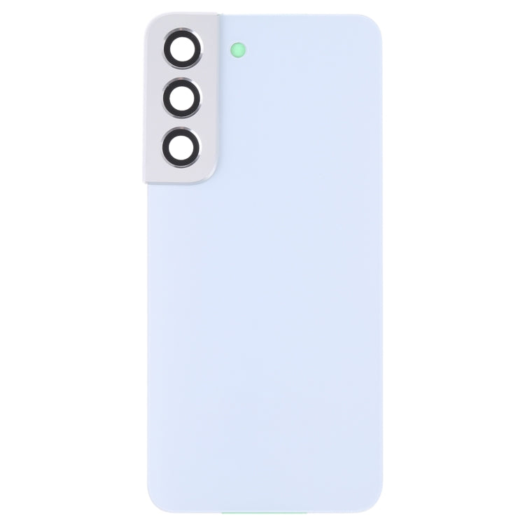 For Samsung Galaxy S22 5G SM-S901B Battery Back Cover with Camera Lens Cover (White) - Back Cover by PMC Jewellery | Online Shopping South Africa | PMC Jewellery | Buy Now Pay Later Mobicred