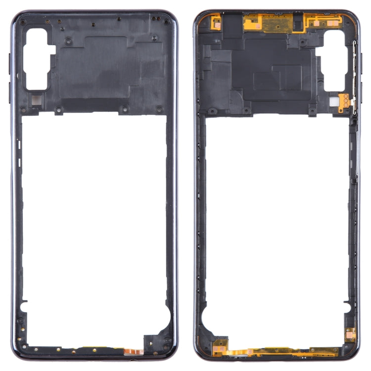 For Samsung Galaxy A7 2018 SM-A750 Middle Frame Bezel Plate (Black) - Frame Bezel Plate by PMC Jewellery | Online Shopping South Africa | PMC Jewellery