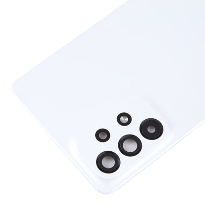 For Samsung Galaxy A73 5G SM-A736B Original Battery Back Cover with Camera Lens Cover(White) - Back Cover by PMC Jewellery | Online Shopping South Africa | PMC Jewellery