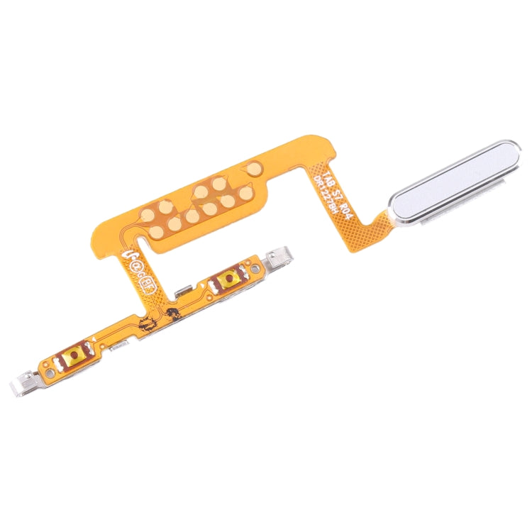 For Samsung Galaxy Tab S7 SM-T870 Original Power Button & Volume Button Flex Cable (Silver) - Flex Cable by PMC Jewellery | Online Shopping South Africa | PMC Jewellery