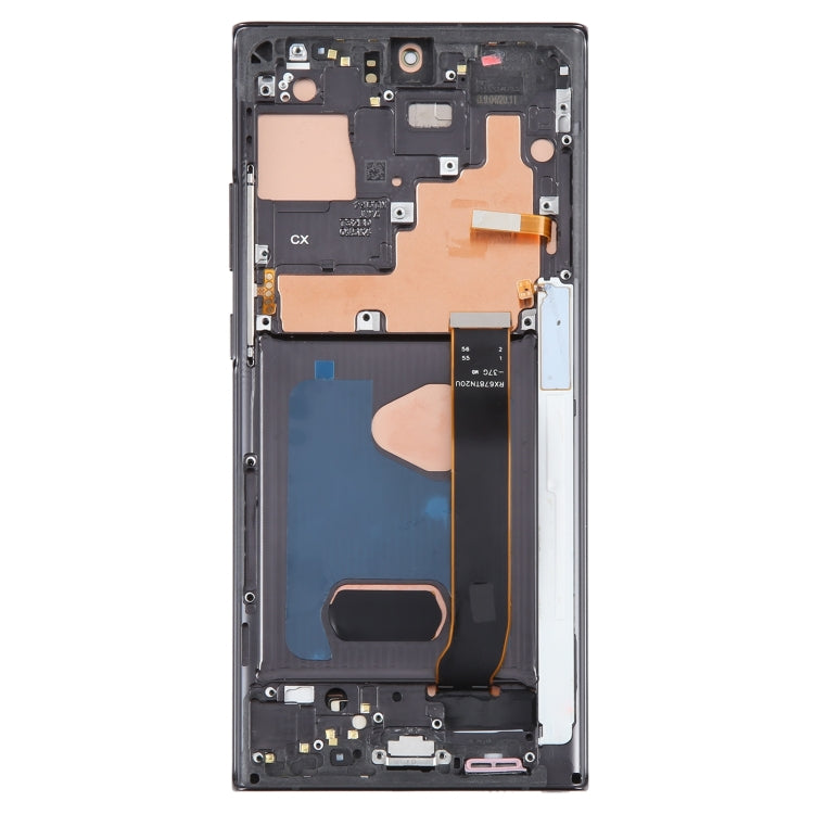 For Samsung Galaxy Note20 Ultra 5G SM-N986B 6.67 inch OLED LCD Screen Digitizer Full Assembly with Frame (Black) - LCD Screen by PMC Jewellery | Online Shopping South Africa | PMC Jewellery