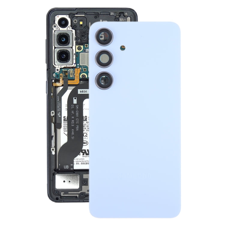 For Samsung Galaxy S24 SM-S921B OEM Battery Back Cover with Camera Lens Cover(Blue) - Back Cover by PMC Jewellery | Online Shopping South Africa | PMC Jewellery