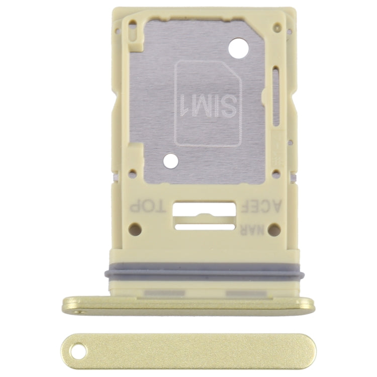 For Samsung Galaxy A35 SM-A356B Original SIM Card Tray + SIM / Micro SD Card Tray (Yellow) - Card Socket by PMC Jewellery | Online Shopping South Africa | PMC Jewellery