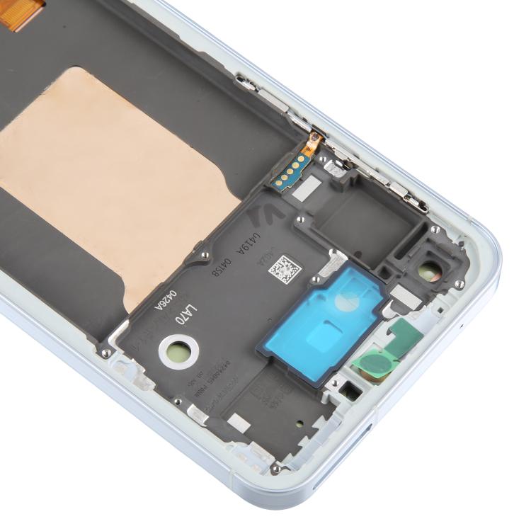 For Samsung Galaxy A55 SM-A556B Original LCD Screen Digitizer Full Assembly with Frame (Baby Blue) - free shipping - PMc TechLife - Order now!