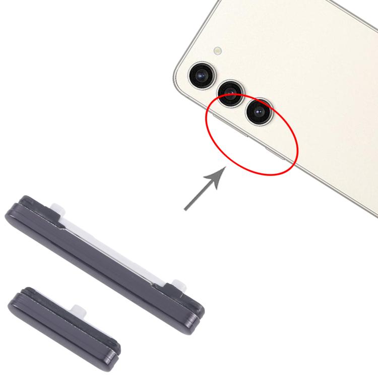 For Samsung Galaxy S23+ SM-S916B 10pcs Power Button and Volume Control Button (Black) - free shipping - PMC TechLife - Order now!