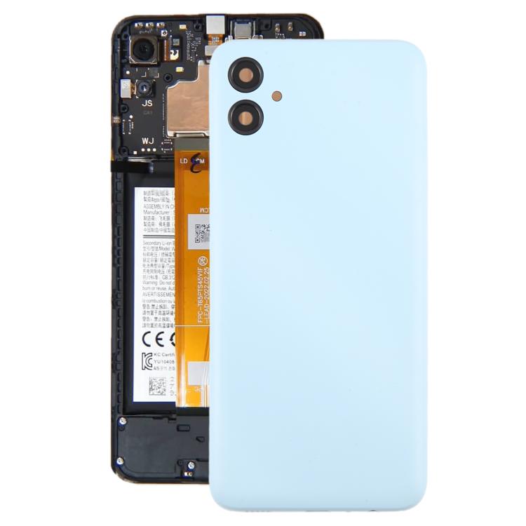 For Samsung Galaxy A04e SM-A042F Back Cover with Camera Lens Cover(Blue) - free shipping - PMC TechLife - Order now!