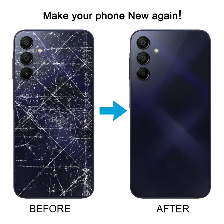 For Samsung Galaxy A15 SM-A155F Back Cover with Camera Lens Cover(Blue) - free shipping - PMC TechLife - Order now!