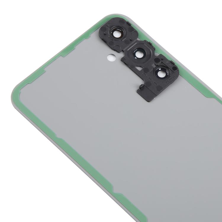 For Samsung Galaxy A24 SM-A245 Back Cover with Camera Lens Cover(Silver) - free shipping - PMC TechLife - Order now!