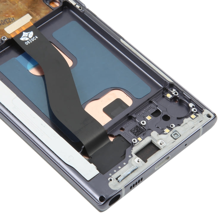 TFT Material LCD Screen for Samsung Galaxy Note10 Digitizer Full Assembly With Frame/Handwriting, Not Supporting Fingerprint Identification(Black) - free shipping - PMc TechLife - Order now!
