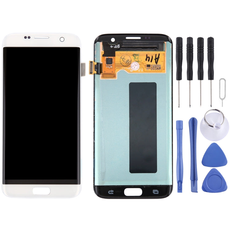 Original LCD Display + Touch Panel for Galaxy S7 Edge / G9350 / G935F / G935A / G935V(White) - free shipping - PMc TechLife - Order now!