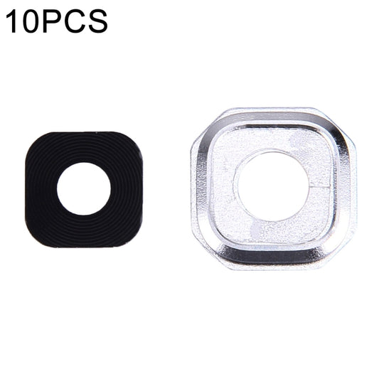 For Galaxy A5 (2016) / A510 10pcs Camera Lens Covers (Silver) - Camera by PMC Jewellery | Online Shopping South Africa | PMC Jewellery