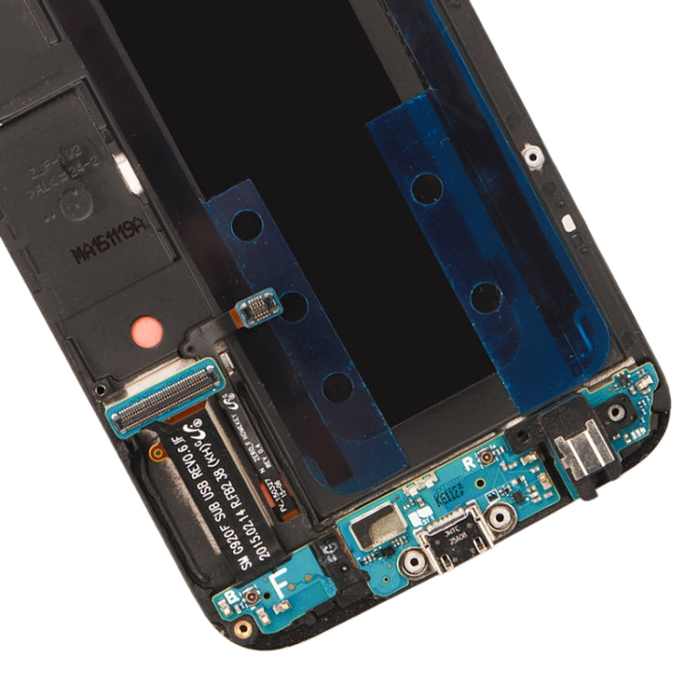 Original Super AMOLED LCD Screen For Samsung Galaxy S6 SM-G920F Digitizer Full Assembly with Frame (Blue) - free shipping - PMc TechLife - Order now!