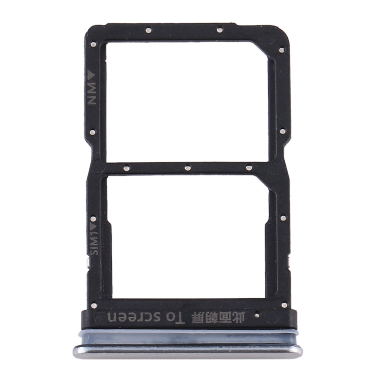 SIM Card Tray + SIM Card Tray for Huawei Honor 30 Youth (Silver) - Card Socket by PMc TechLife | Online Shopping South Africa | PMc TechLife | Buy Now Pay Later Mobicred