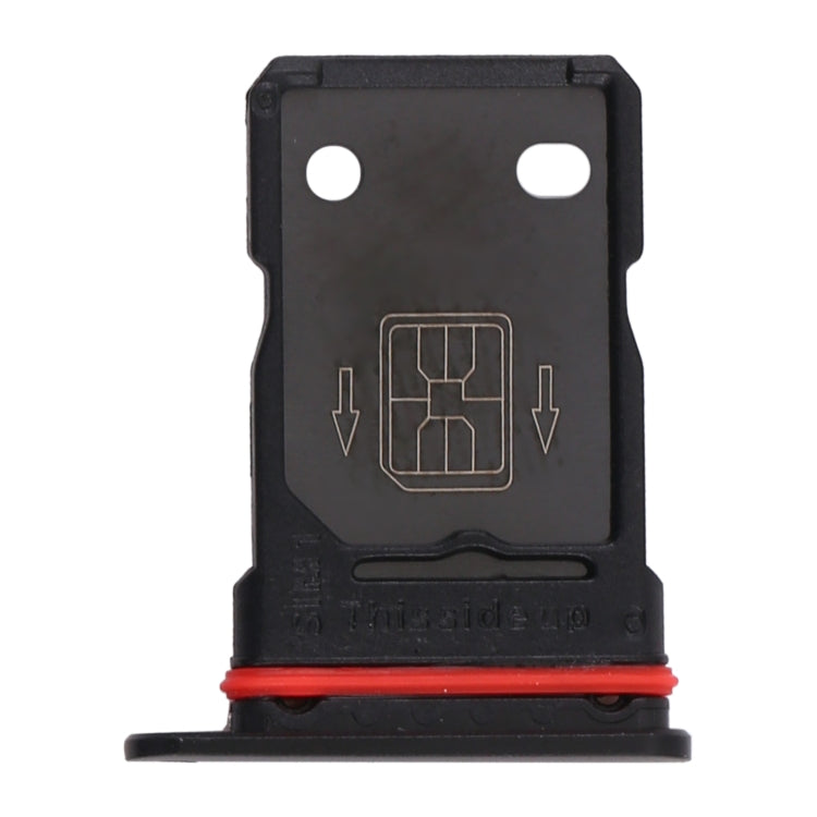 For OnePlus 9R SIM Card Tray + SIM Card Tray (Black) - Card Tray by PMc TechLife | Online Shopping South Africa | PMc TechLife | Buy Now Pay Later Mobicred