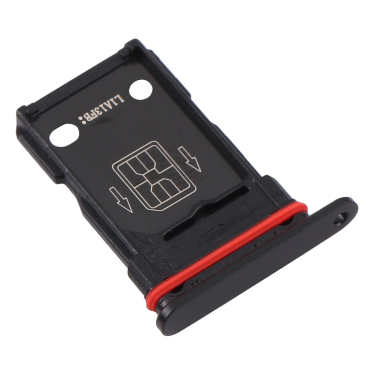 For OnePlus 9R SIM Card Tray + SIM Card Tray (Black) - Card Tray by PMc TechLife | Online Shopping South Africa | PMc TechLife | Buy Now Pay Later Mobicred