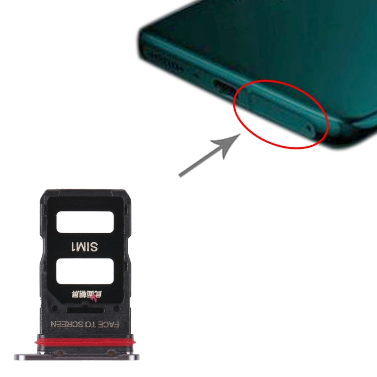 SIM Card Tray + SIM Card Tray for Xiaomi Mi 11 Pro (Black) - Card Tray by PMc TechLife | Online Shopping South Africa | PMc TechLife | Buy Now Pay Later Mobicred
