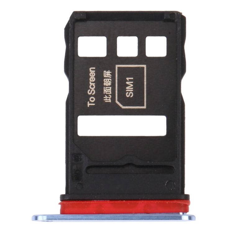 SIM Card Tray + SIM Card Tray for Honor V40 5G(Space Silver) - Card Socket by PMc TechLife | Online Shopping South Africa | PMc TechLife | Buy Now Pay Later Mobicred