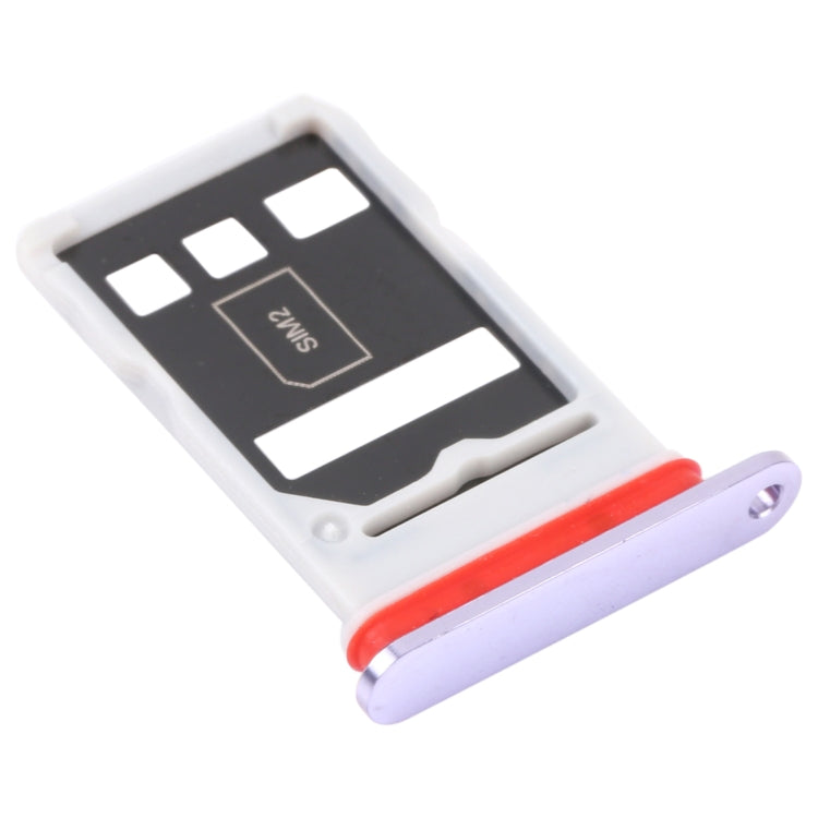 SIM Card Tray + SIM Card Tray for Huawei Nova 8 Pro 5G (Purple) - Card Socket by PMc TechLife | Online Shopping South Africa | PMc TechLife | Buy Now Pay Later Mobicred
