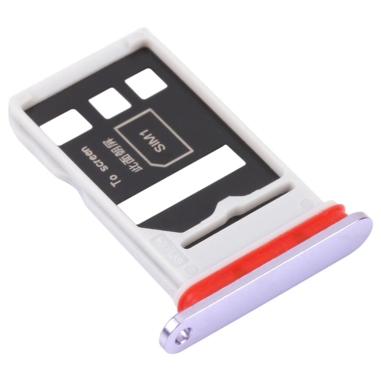 SIM Card Tray + SIM Card Tray for Huawei Nova 8 Pro 5G (Purple) - Card Socket by PMc TechLife | Online Shopping South Africa | PMc TechLife | Buy Now Pay Later Mobicred