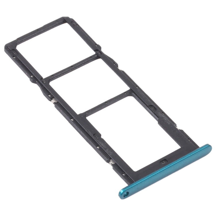 SIM Card Tray + SIM Card Tray + Micro SD Card Tray for Huawei Y7a (Green) - Card Socket by PMc TechLife | Online Shopping South Africa | PMc TechLife | Buy Now Pay Later Mobicred