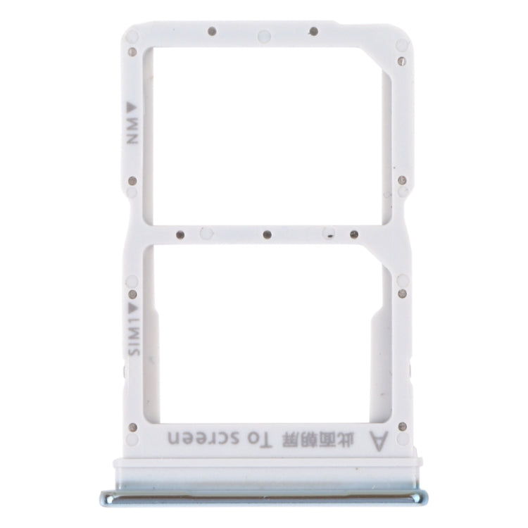 SIM Card Tray + NM Card Tray for Huawei P Smart S (Silver) - Card Socket by PMc TechLife | Online Shopping South Africa | PMc TechLife | Buy Now Pay Later Mobicred
