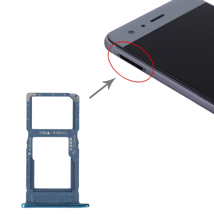SIM Card Tray + SIM Card Tray / Micro SD Card Tray for Honor 9S (Green) - free shipping - PMc TechLife - Order now!